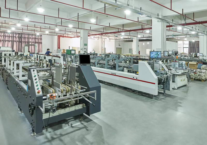 對折彩盒全速全自動(dòng)粘盒機(jī)